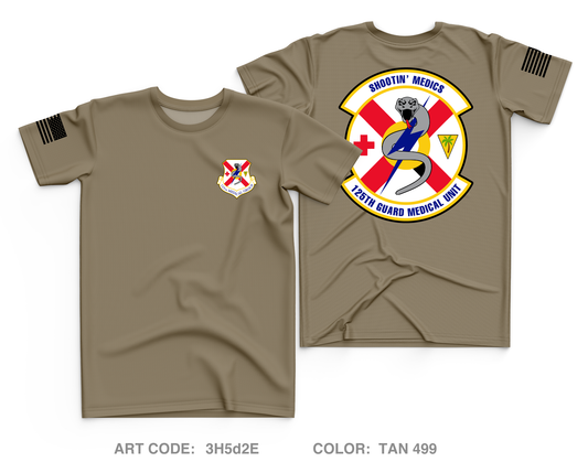 125 Medical Group Core Men's SS Performance Tee - 3H5d2E