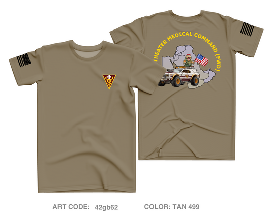 3D Theater Medical Command (FWD) Core Men's SS Performance Tee - 42gb62
