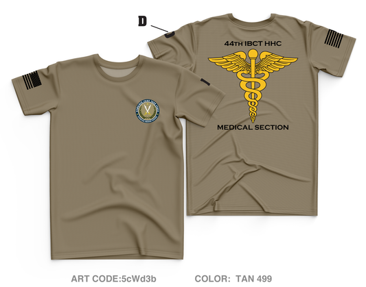 44th IBCT HHC Core Men's SS Performance Tee - 5cWd3b