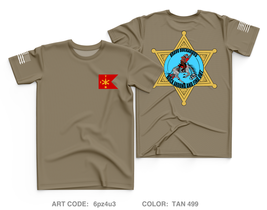 B BTRY, 108th ADA BDE Core Men's SS Performance Tee - 6pz4u3
