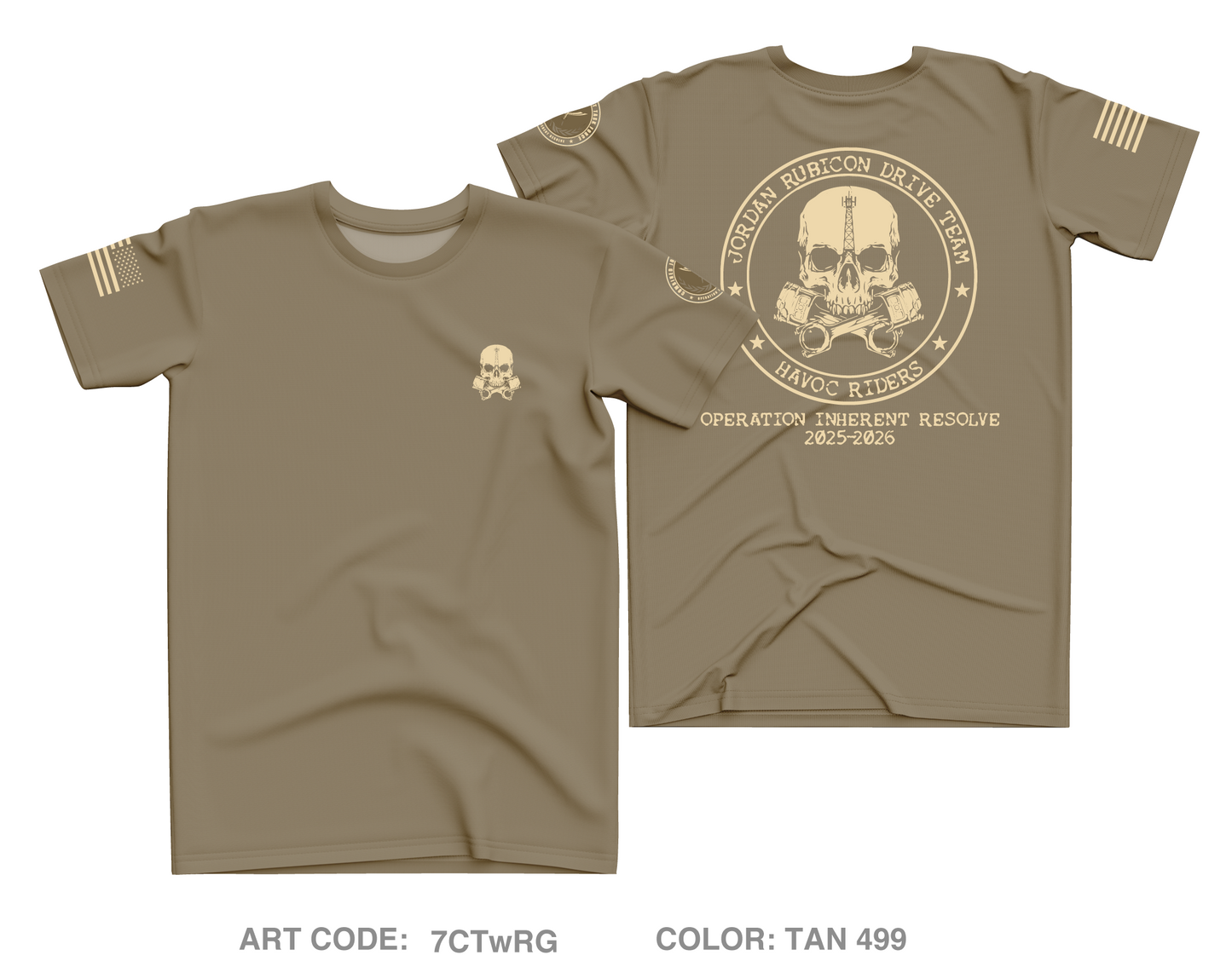 RUBICON DRIVE TEAM Core Men's SS Performance Tee - 7CTwRG