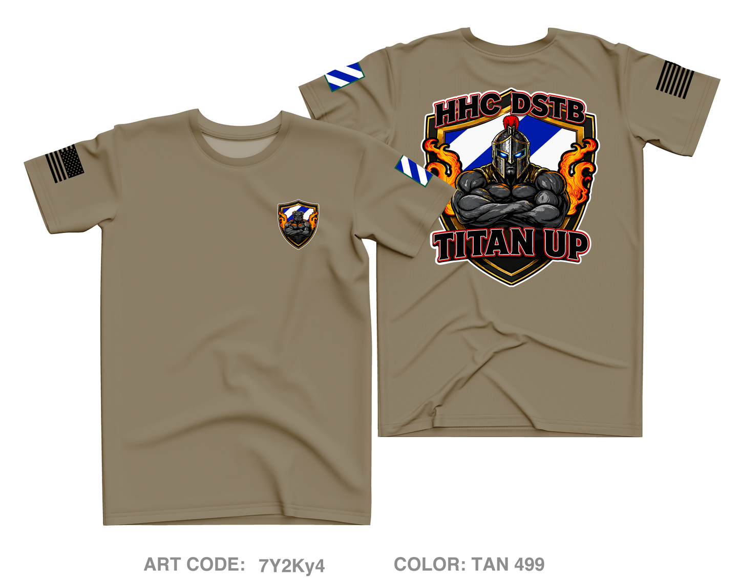 HHC, DSTB, 3DSB Core Men's SS Performance Tee - 7Y2Ky4