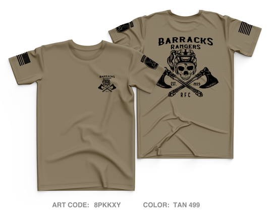 Barracks Rangers RFC Core Men's SS Performance Tee - 8PKKXY