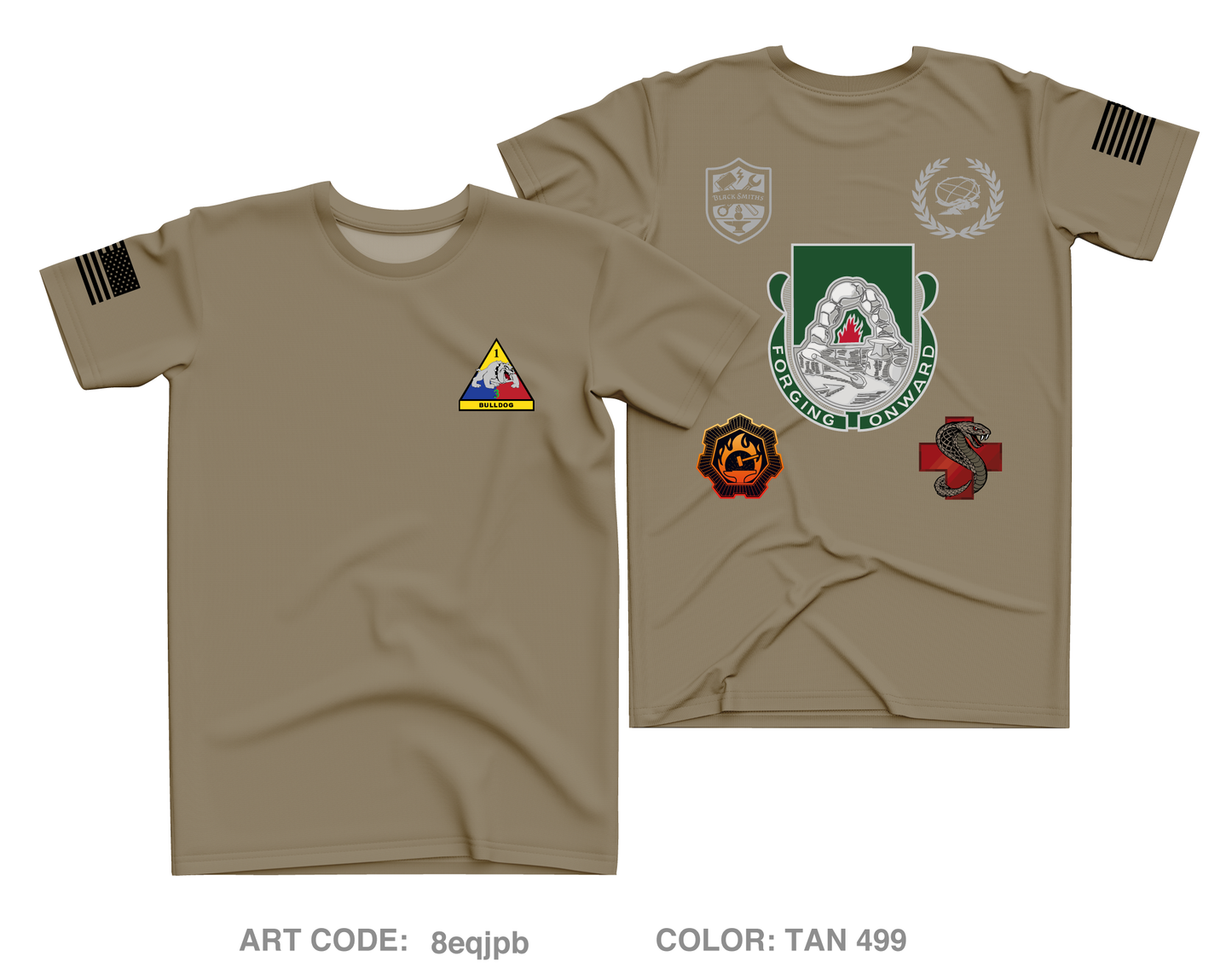 123rd BSB Core Men's SS Performance Tee - 8eqjpb