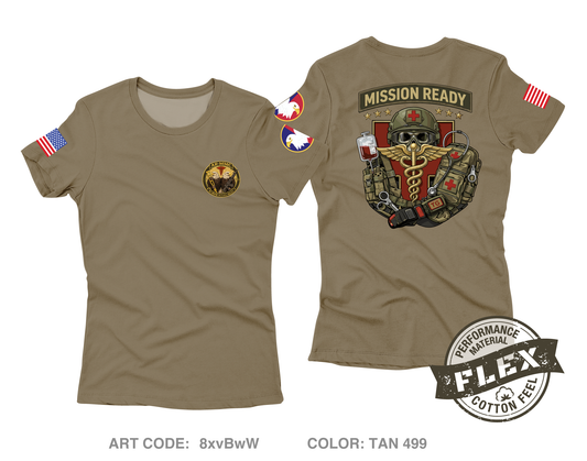Army Reserve Medical Management Center Core Women's SS Flex Performance Tee - 8xvBwW
