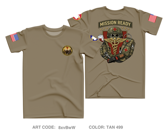 Army Reserve Medical Management Center Core Men's SS Performance Tee - 8xvBwW
