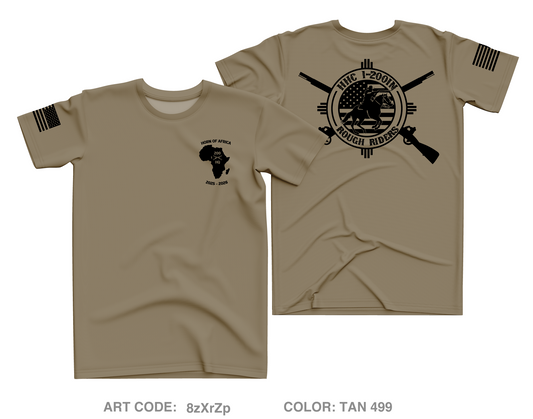 HHC, 1-200 Infantry Core Men's SS Performance Tee - 8zXrZp
