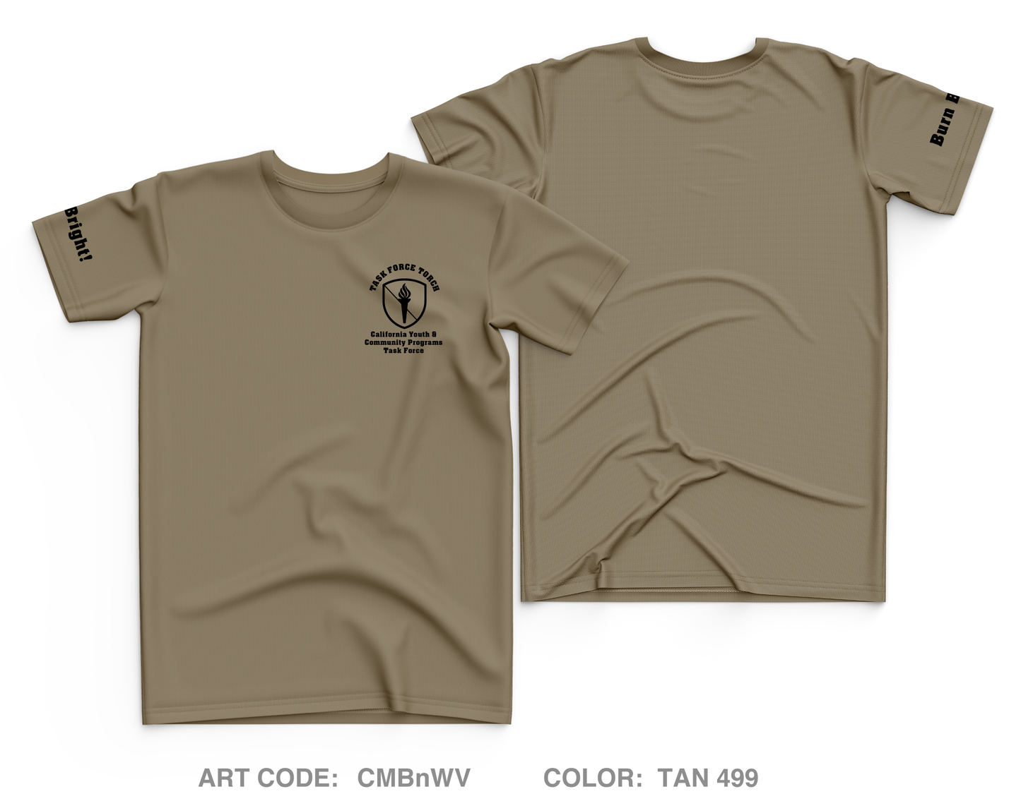 California Military Department - Youth & Community Programs Task Force  Core Men's SS Performance Tee - CMBnWV