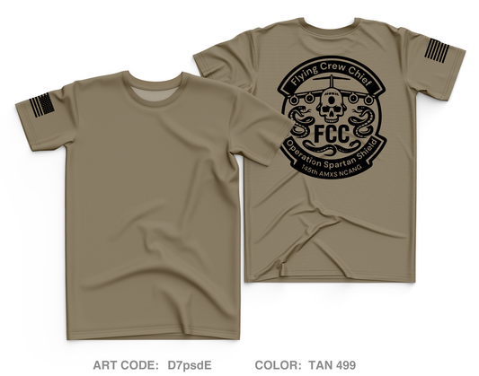 145th AMXS Fundraising Collection Core Men's SS Performance Tee - D7psdE