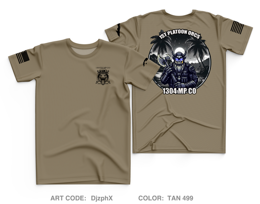 1304th MP CO Core Men's SS Performance Tee - DjzphX