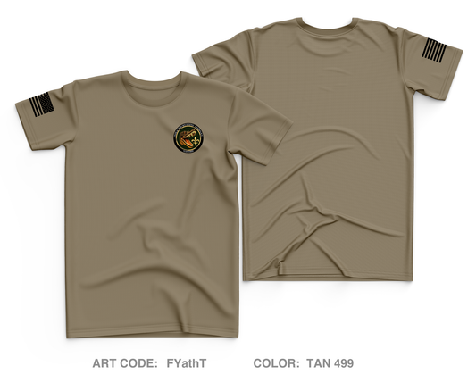 New Orleans Army Recruiting Company, Baton Rouge Battalion Core Men's SS Performance Tee - FYathT