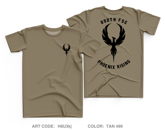 890th FSC Core Men's SS Performance Tee - H6U3kj