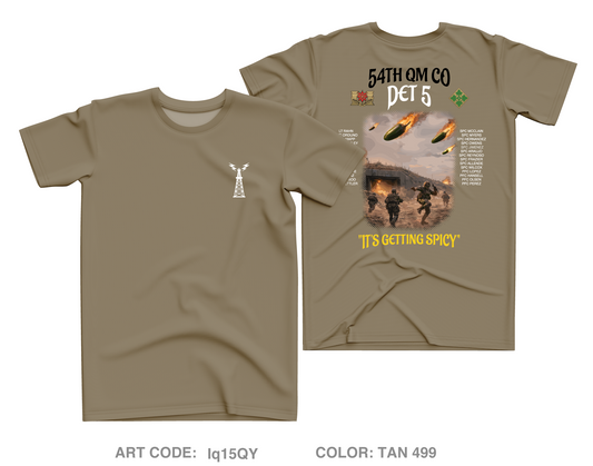 54th QM CO DET 5 Core Men's SS Performance Tee - Iq15QY