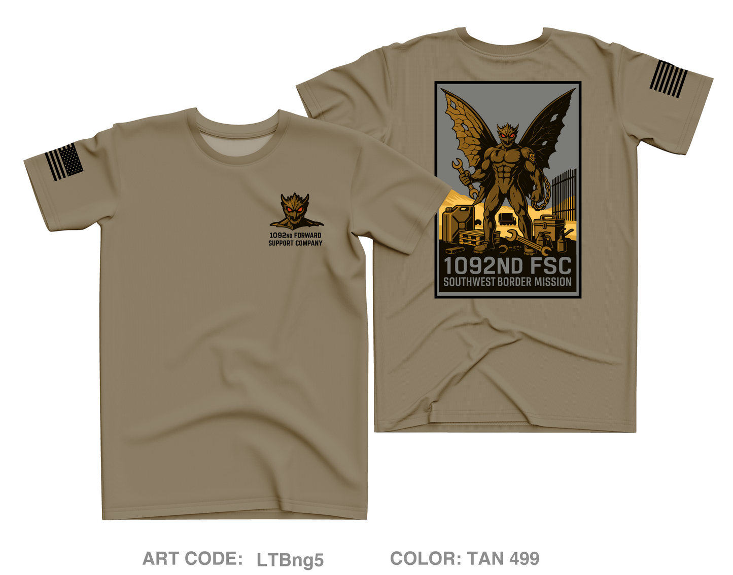 1092 FSC Fundraising Collection Core Men's SS Performance Tee - LTBng5