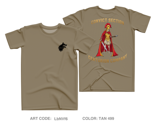 Convict Section Core Men's SS Performance Tee - LbNVf6