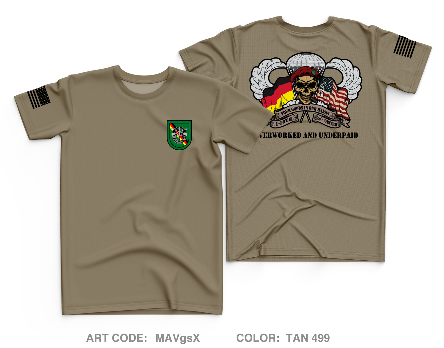 1-10th SFG(A) FSC Core Men's SS Performance Tee - MAVgsX