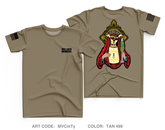 HHC 1-69TH INF Core Men's SS Performance Tee - MVCmTy