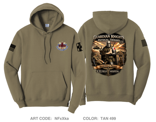 131 Field Hospital Comfort Unisex Hooded Sweatshirt - NFxXka
