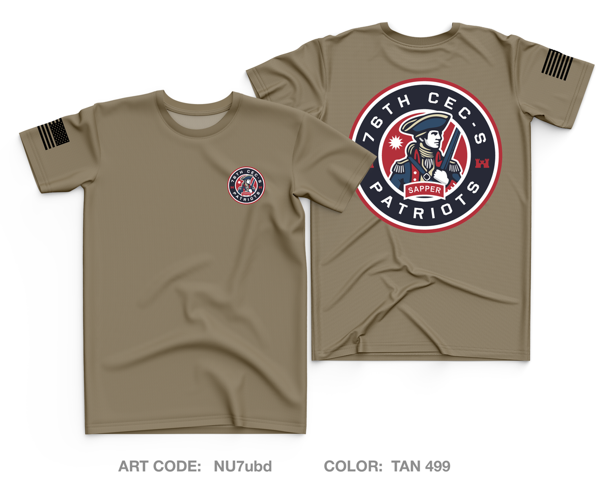 76th CEC-S Patriots Core Men's SS Performance Tee - NU7ubd