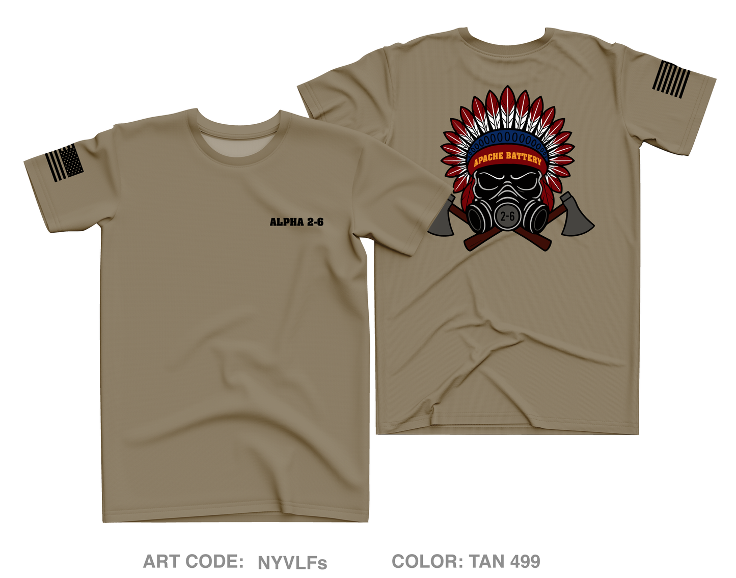 Alpha 2-6 ADA Core Men's SS Performance Tee - NYVLFs