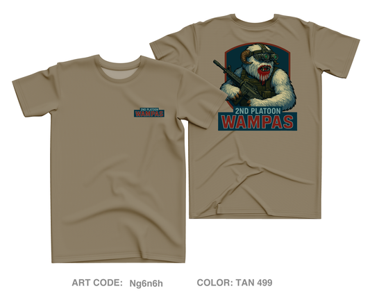 2nd PLT Wampas Core Men's SS Performance Tee - Ng6n6h