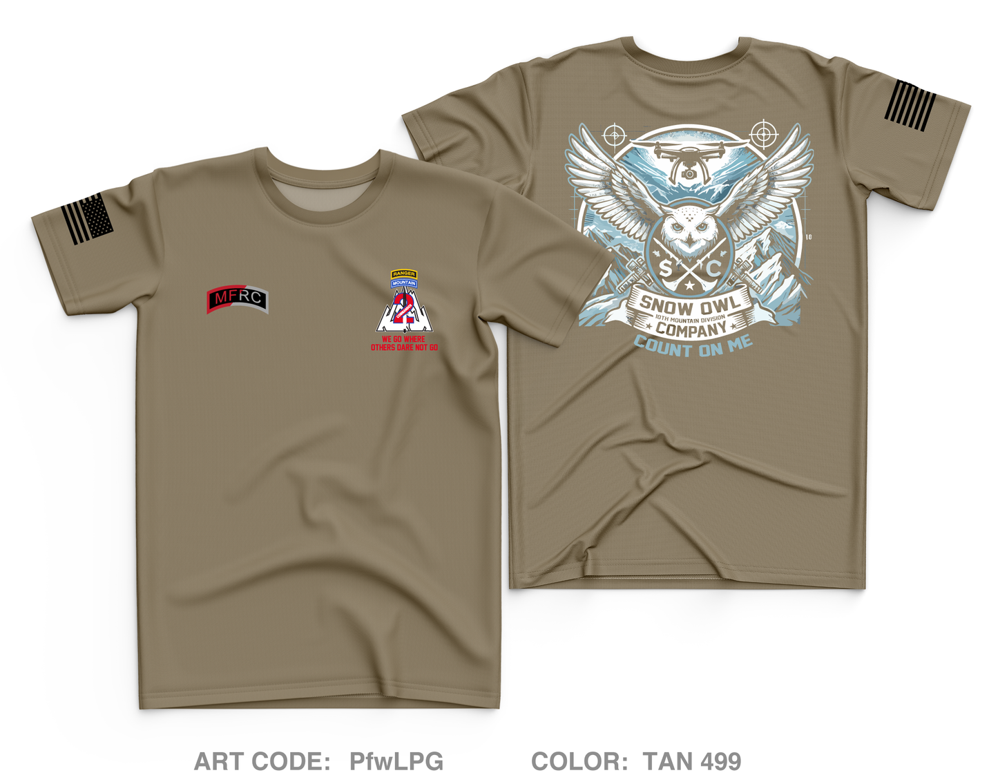 MFRC, 2BCT, 10th Mountain Division Core Men's SS Performance Tee - PfwLPG
