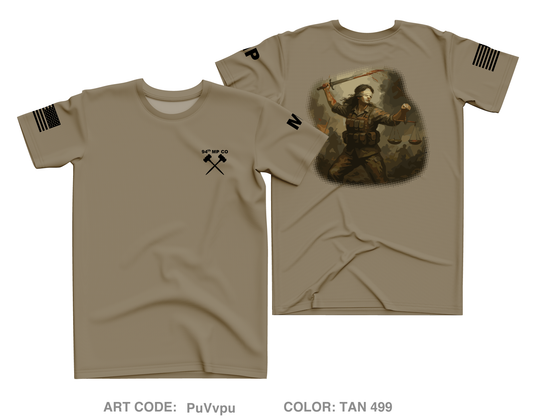 94th MP CO Core Men's SS Performance Tee - PuVvpu