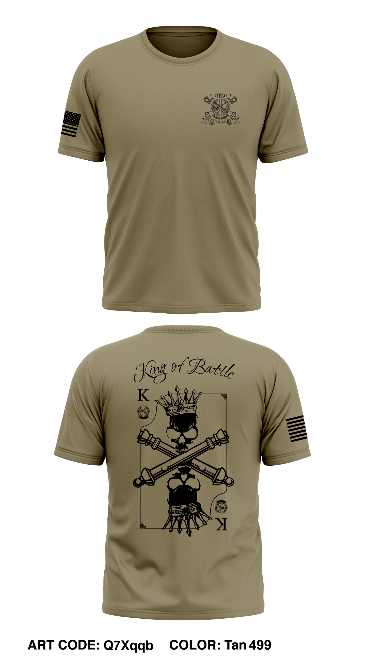 FA Master Gunner Division Store 1 Core Men's SS Performance Tee - Q7Xqqb