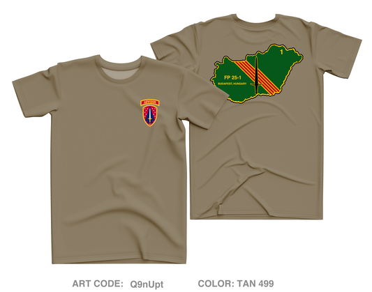 1st BN, 4th SFAB Core Men's SS Performance Tee - Q9nUpt
