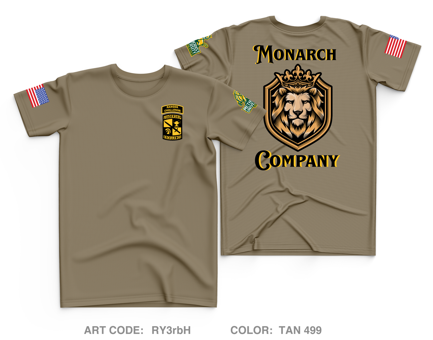 Monarch Company Core Men's SS Performance Tee - RY3rbH