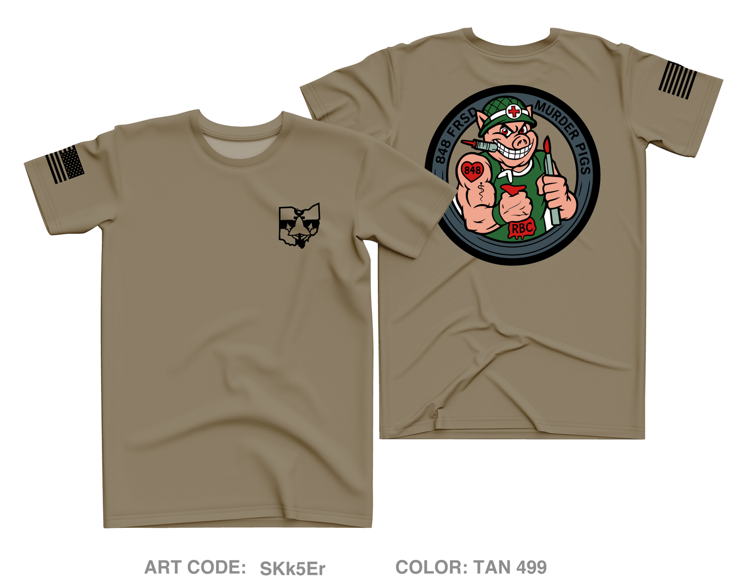 848 FRSD Core Men's SS Performance Tee - SKk5Er