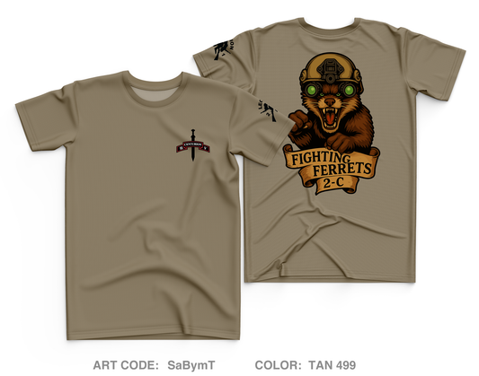 2C Ferrets Core Men's SS Performance Tee - SaBymT