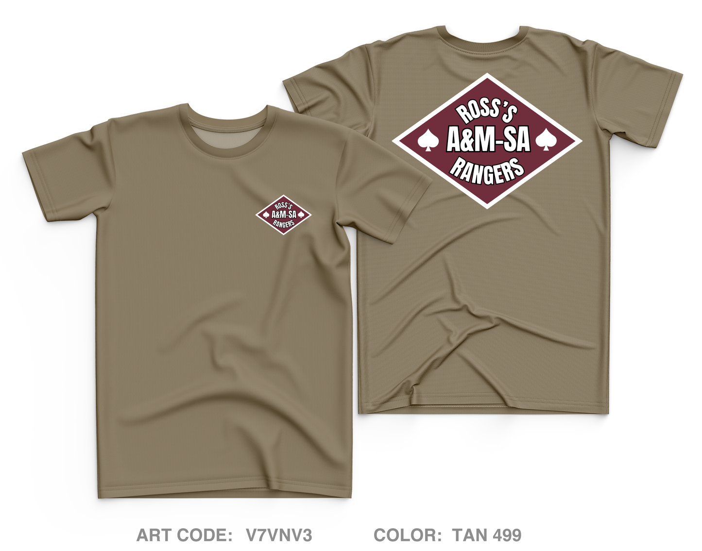 Ross Rangers Fundraising Collection Core Men's SS Performance Tee - V7VNV3