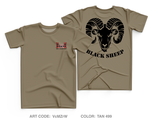 DET 1, 1021st EVCC Core Men's SS Performance Tee - VcMZrW