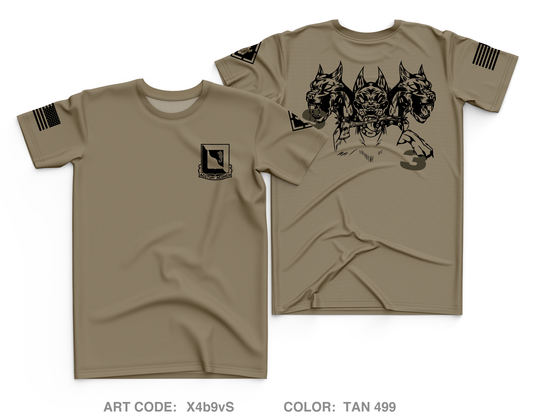 HHC, 19TH EN BN Core Men's SS Performance Tee - X4b9vS