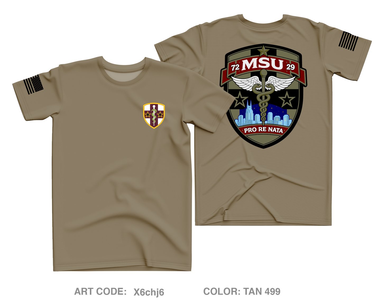 7229 Medical Support Unit Core Men's SS Performance Tee - X6chj6