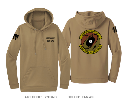 156th Combat Weather Flight Hi-Tech Performance Hoodie - YzDsNB
