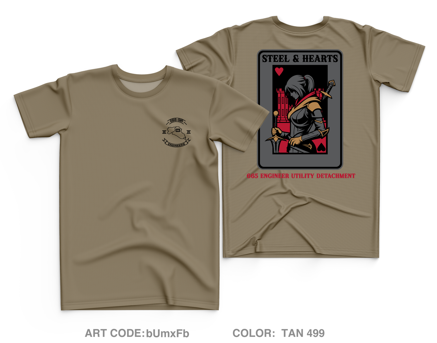 665 EUD Core Men's SS Performance Tee - bUmxFb