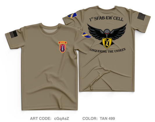 EW Cell, HHC , 1SFAB Core Men's SS Performance Tee - cGqAsZ