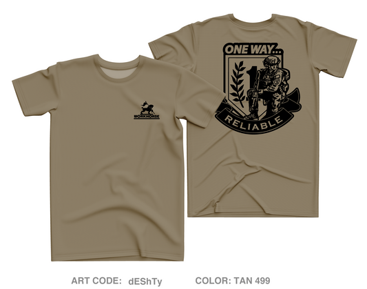 511th Quartermaster Company Core Men's SS Performance Tee - dEShTy