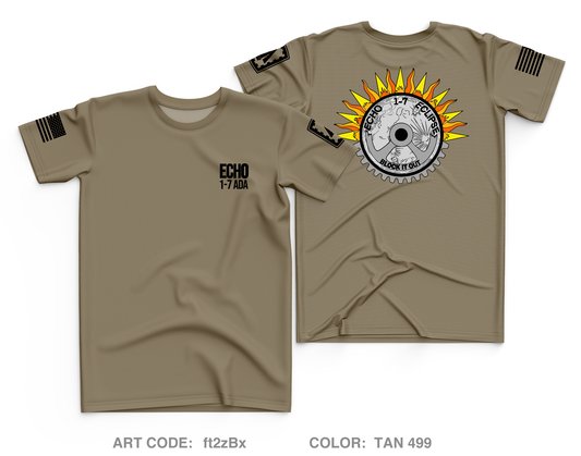Echo Co, 1-7 ADA Core Men's SS Performance Tee - ft2zBx