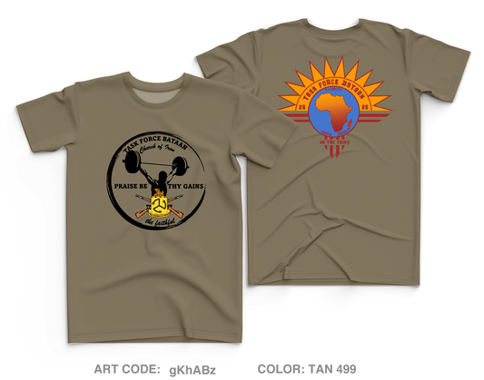 1-200 Infantry Battalion Fundraising Collection Core Men's SS Performance Tee - gKhABz