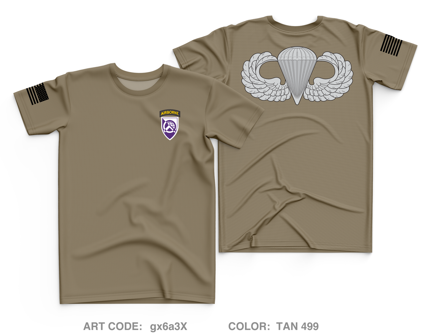 360TH CA BDE (A) Core Men's SS Performance Tee - gx6a3X