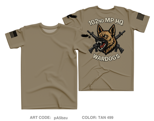 102nd MP Co Core Men's SS Performance Tee - pA5bzu
