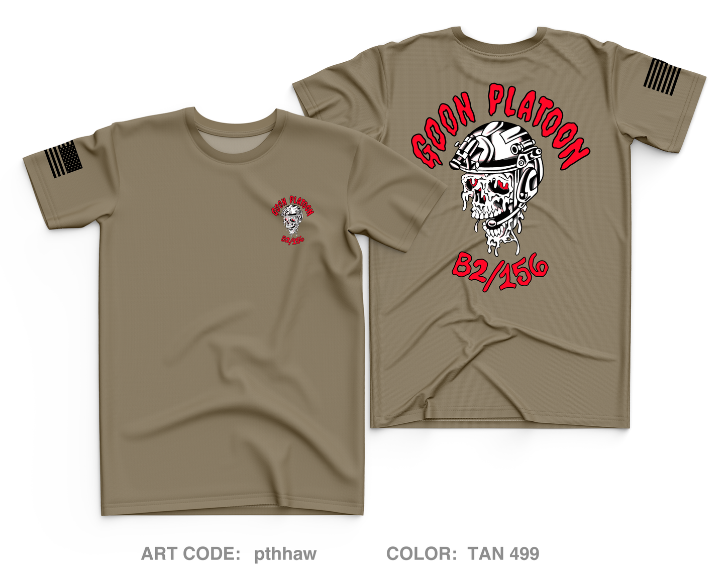 Goon Platoon Core Men's SS Performance Tee - pthhaw
