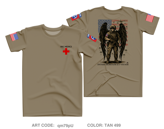 HSC 122 Medics Core Men's SS Performance Tee - qm79pU