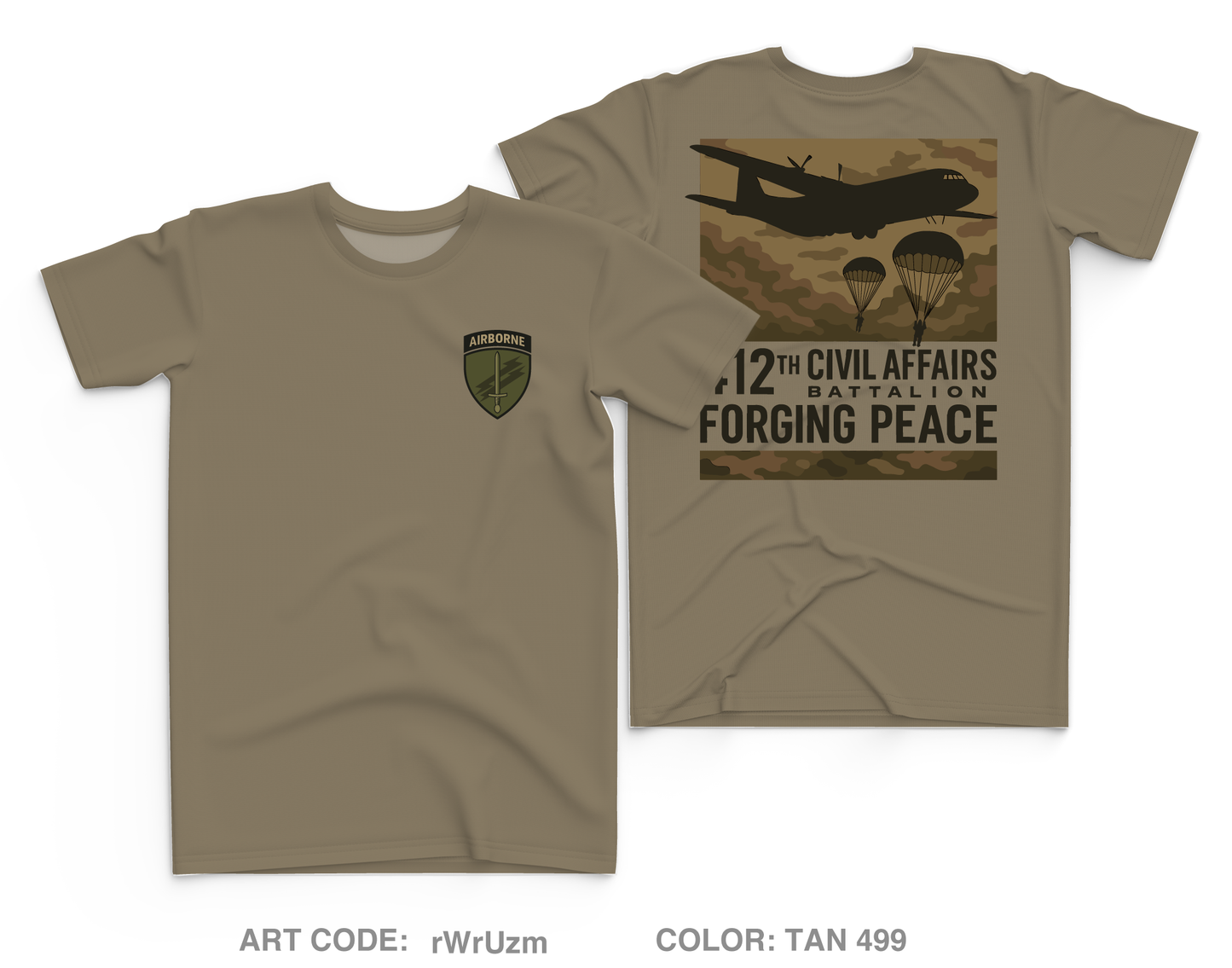 412th Civil Affairs HHC Core Men's SS Performance Tee - rWrUzm