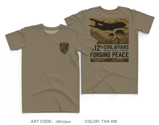 412th Civil Affairs HHC Core Men's SS Performance Tee - rWrUzm