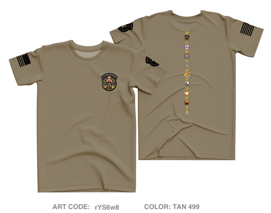 Alamo Warriors Core Men's SS Performance Tee - rYS6w8
