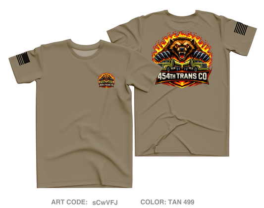 454th TC CO Core Men's SS Performance Tee - sCwVFJ
